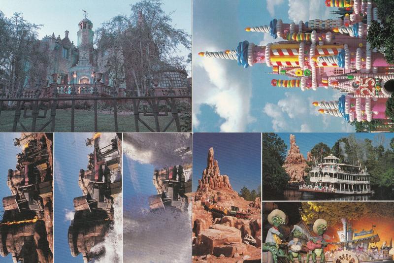 Walt Disney World Catastrophe Canyon Thrill Ride 4x Postcard s