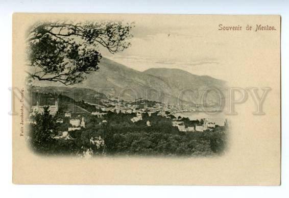 133106 FRANCE Souvenir de MENTON Vintage postcard