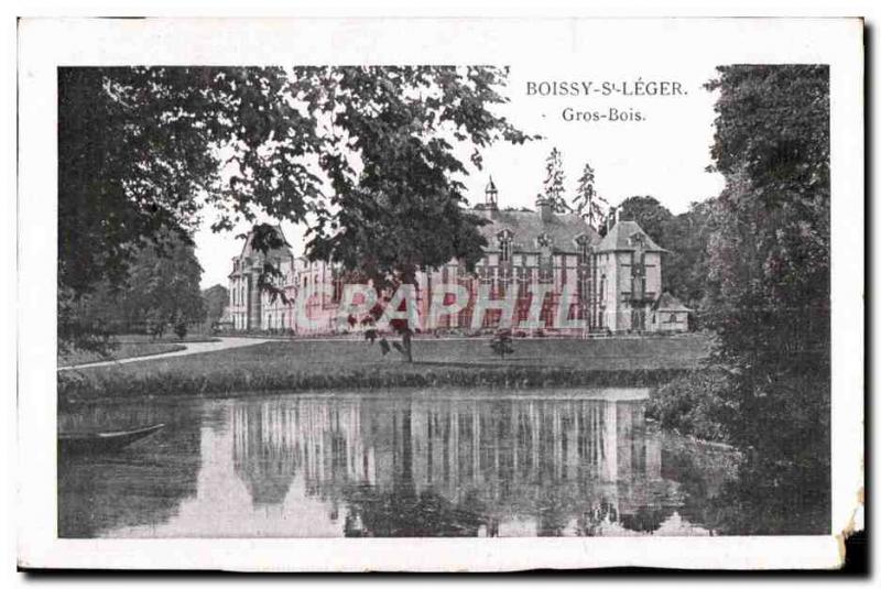 Postcard Old Boissy St Leger Gros Bois Chateau