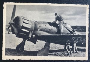 Mint Italy Real Picture Postcard Military Aviation leaving in our hunt