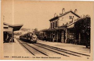 CPA AK MEULAN - La Gare Meukan-HARDRICOURT (165830)