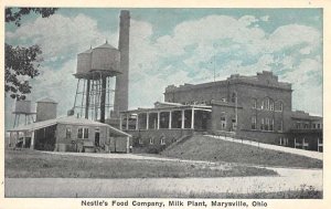 Marysville Ohio Nestle's Food Co Milk Plant Vintage Postcard AA43896