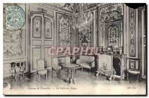 Old Postcard Chateau de Chantilly the Monkey Room
