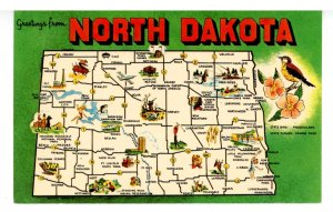 ND - North Dakota Map