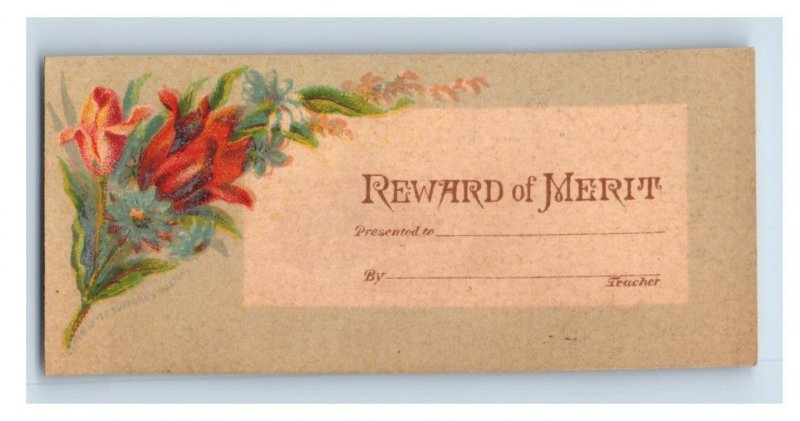 1860s-80s Reward Of Merit Cards Cute Dogs Horses Lot Of 12 F123