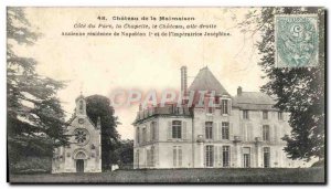 Old Postcard Chateau de Malmaison park Riviera The castle chapel