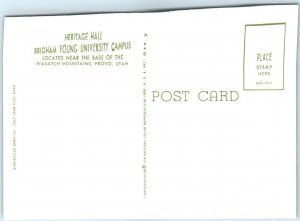 Heritage Hall, Brigham Young University Campus, Wasatch Mountains, Provo, Utah 