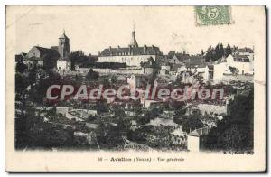 Old Postcard Avallon Vue Generale