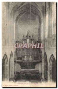 Postcard Old Organ Basilica Saint Just Organs