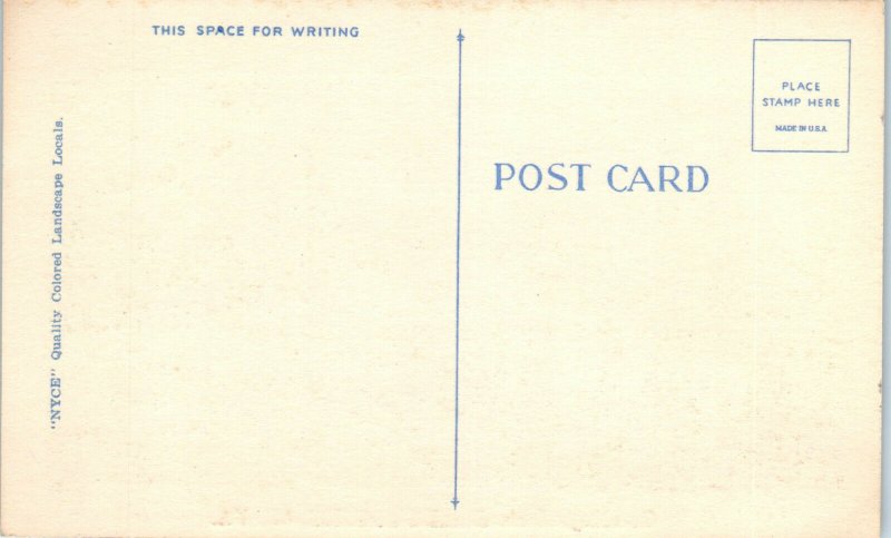 1940s Greetings from Shady Spring Raleigh County West Virginia Postcard