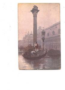 Signed Plazzetta S Mareo dalla Laguna, Venezia, Italy,