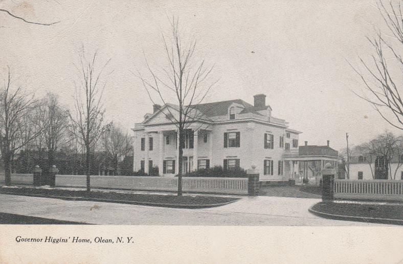 Olean NY, New York - Governor Frank Higgins Home - DB