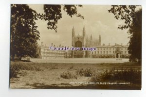 Ju852 - Kings & Clare Colleges , Cambridge - Judges postcard 10527