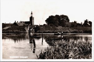 Netherlands Klundert Verlaat Vintage RPPC C090