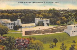 San Antonio Texas Brackenridge Park Open Air Theatre Vintage Postcard AA33745