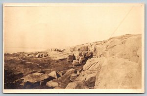 RPPC Ocean Shoreline  Real Photo  c1920