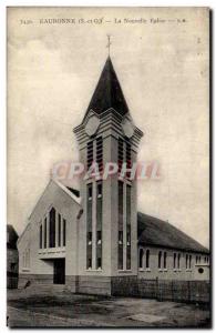 Eaubonne Old Postcard The new church