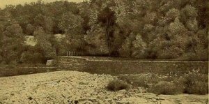 Postcard RPPC Dam on Brandywine above Riddles Mill in Wilmington, DE.   Q2