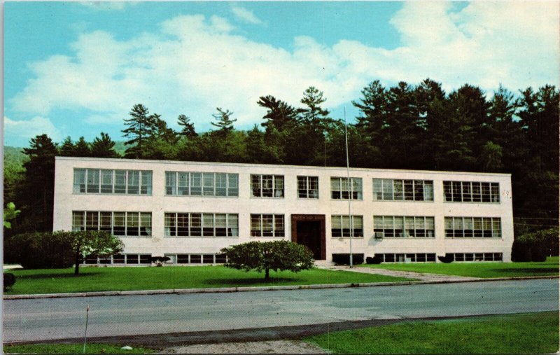 Vintage Postcard Proctor High School Located at Proctor Vermont C