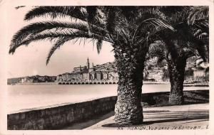 BR92804 menton vue prise de garavan real photo  france