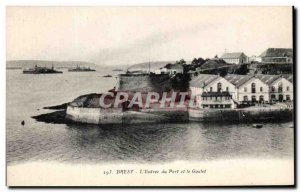 Old Postcard Brest Entree Du Port Et Le Goulet