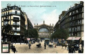 France Paris    Le gare du Nord, Blvd Denain