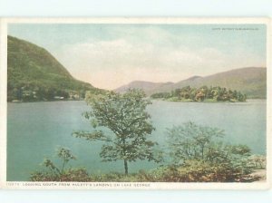 Divided-back LAKE SCENE Adirondacks - Lake George New York NY AE4978