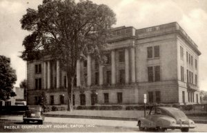 Eaton, Ohio - The Preble County Court House - in the 1940s