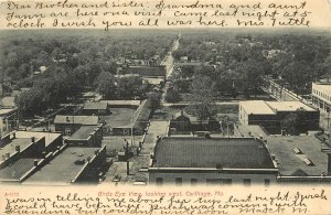 Vintage Postcard Bird's Eye View Looking West Carthage MO