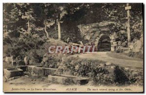 Old Postcard Saint Olile The Source Miracuieuse