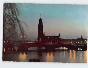 Postcard The Town Hall, Stockholm, Sweden