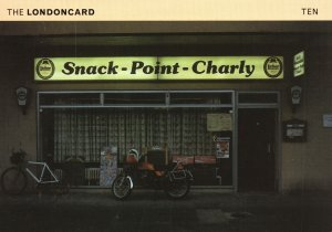 The London Card Snack Point Charly Hippest Greatest Venue Vintage Postcard