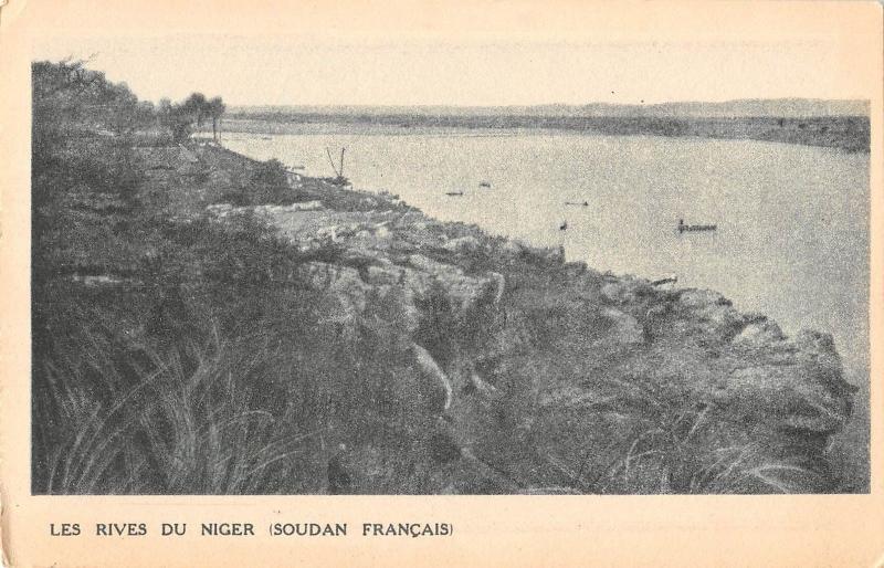 BR56903 les Rives du niger Soudan Francais    Africa sudan