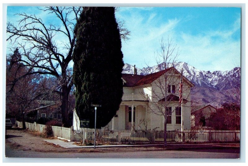 1960 Commander's House Exterior Independence California Vintage Antique Postcard