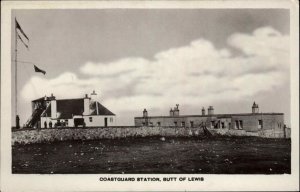 Coastguard Station Butt of Lewis Hebrides Scotland c1915 Real Photo Postcard