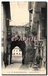 Old Postcard Saint-Jean-Pied-de-Port Gate Walk