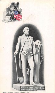 Richmond Virginia George Washington Statue Vintage Postcard AA41027
