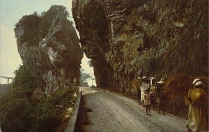 Vietnam War Era Image, Okinawa, High on a Mountainside, , Old Post Card