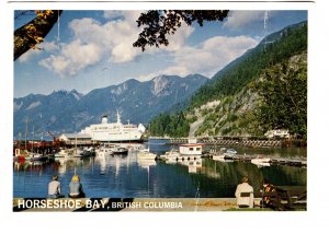 Ship in Horseshoe Bay, West Vancouver, Britsh Columbia, Used 1983