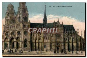 Postcard Old Orleans Cathedrale