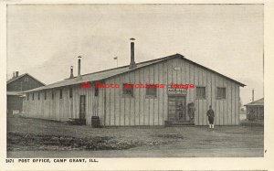 IL, Rockford, Illinois, Camp Grant, Post Office Building, Exterior View, No 2471