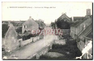 Postcard Old Rocourt St Martin Aisne Interior Village South coast