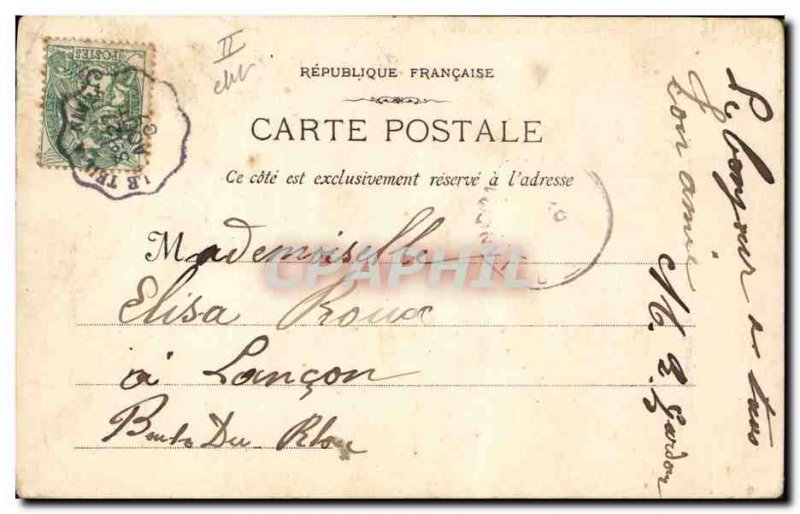 Old Postcard Suspension Bridge Aramon