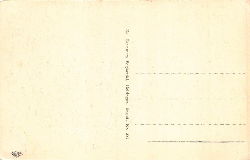 A710 Denmark Kronborg Slotsgard Palace vintage postcard