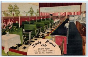 FORT SMITH, AR Arkansas ~ Roadside  DINTY MOORE'S CAFE c1950s Linen Postcard