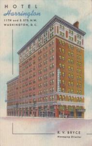 Washington D C Hotel Harrington Curteich