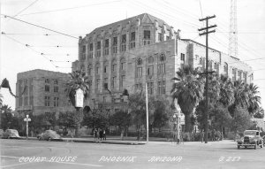 Postcard RPPC Arizona Phoenix Court House B257 Cook 23-3886