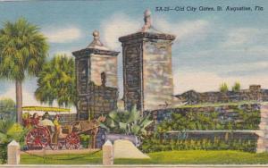Florida St Augustine Old City Gates Curteich