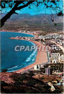 Modern Postcard Benidorm Alicante General view