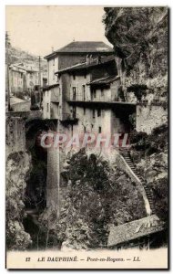 The Dauphine - bridge Royans Old Postcard